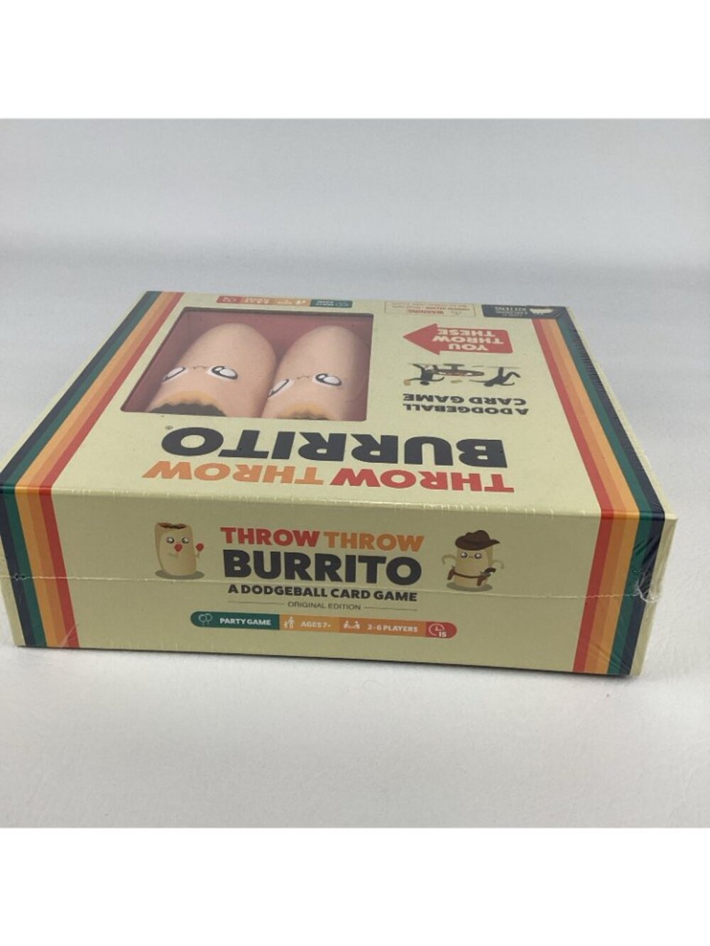 Throw Throw Burrito Dodgeball Card Game Exploding Kittens Family Party Game New - Picture 5 of 6